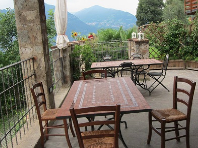 Panoramablick von der Terrasse aus